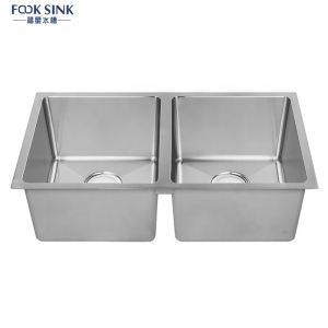 Cheap Anti Rust Stainless SUS3O4 Undermount Double Kitchen Sink Quick Delivery wholesale