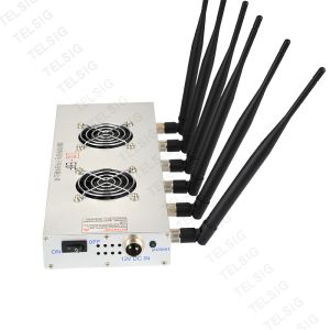 6 Channels Mobile Phone Signal Jammer Dustproof Desktop Isolator