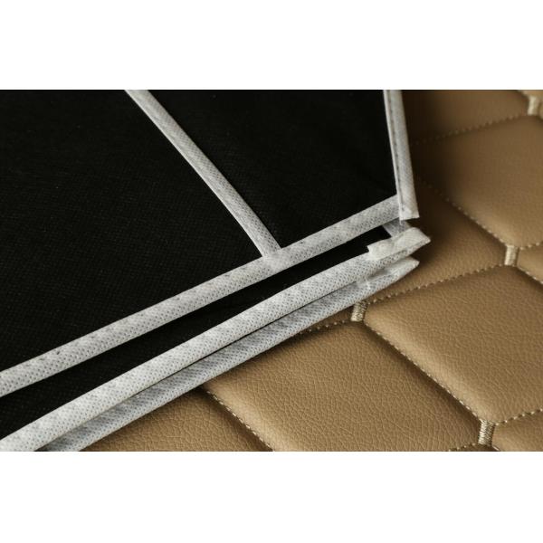 Folding Foldable Car Trunk Organizer Non Woven Material Lightweight Black Color