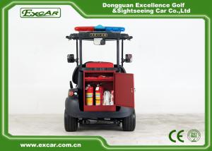 Cheap Black 48v 2 Seater Trojan Battery Electric Golf Car With Extinguisher Fire Truck wholesale