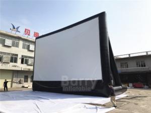 Cheap Large Outdoor Backyard Inflatable Home Theater Projection Screen For Advertising wholesale