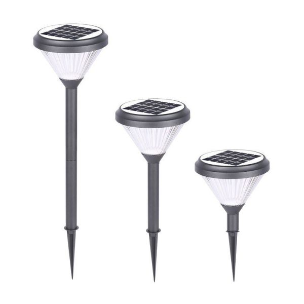 4-6h Charge Time Warm White Solar Garden Lantern For Outdoor Pathway Lighting