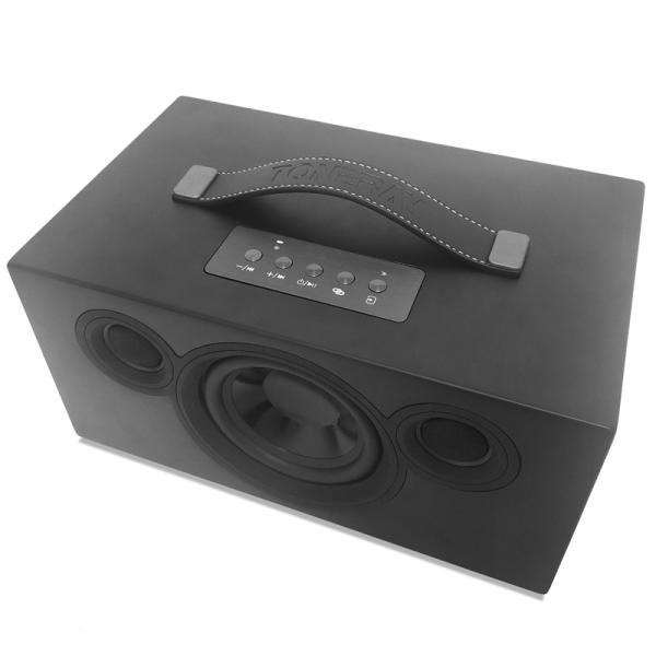 Home And Outdoor Custom Audio Services Woden Cabinet Portable Bluetooth Stereo Speaker
