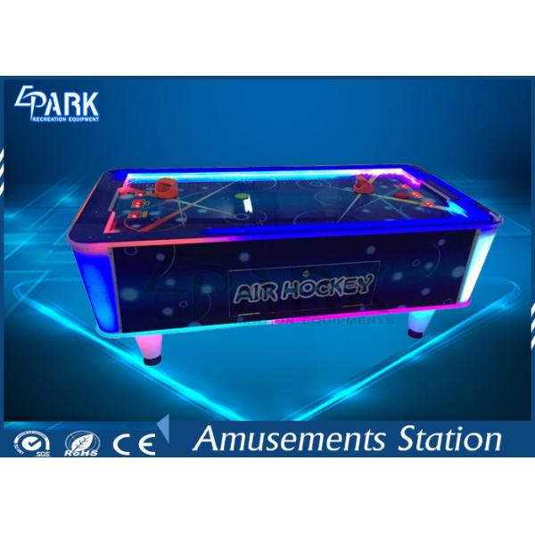Electronic Video Game Machine Air Hockey Arcade Machine Attractive Lights Metal Material