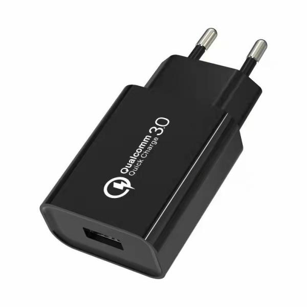 3A 18W USB Wall Fast Mobile Phone Charger QC3.0 EU / US Plug