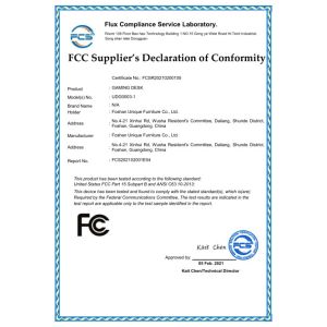 Foshan Unique Furniture Co., Ltd. Certifications