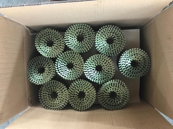 Mexico factory 15 Degree 2"X. 099" Screw Shank Pallet Coil Nails with cheap price
