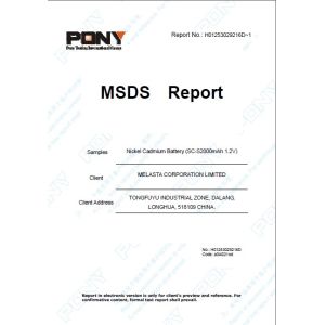 Shenzhen Melasta Battery Ltd Certifications