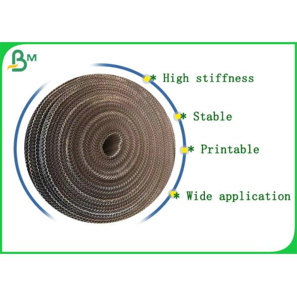 120g 150g Brown Corrugated Paper Board Roll For Mailer Box Eco - friendly