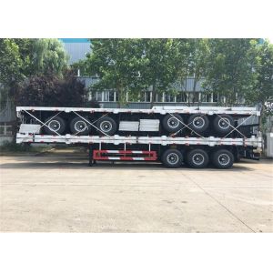 2 Axle 3 Axle 40 Ft 20 Ft Flatbed Container Semi Trailer