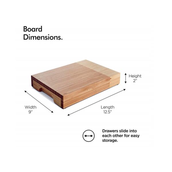 Non Toxic Bamboo Cheese Board Set Cutlery Set With With Drawer And Platter