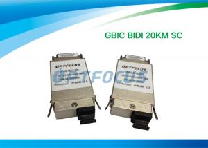 Cheap BI-DI 20KM SC Single Mode Fiber GBIC Transceiver 1310nm TX / 1550nm RX 1.25G wholesale