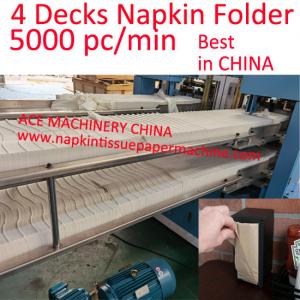 China Napkin Paper Machine For Kimberly-Clark Scott Tall Fold Napkin 6 X 13 5000 Piece Per Minute on sale