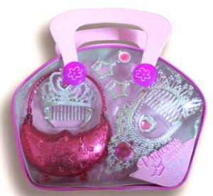 China Kids favourite plastic toys beauty set with handbag,necklace ,earring. on sale