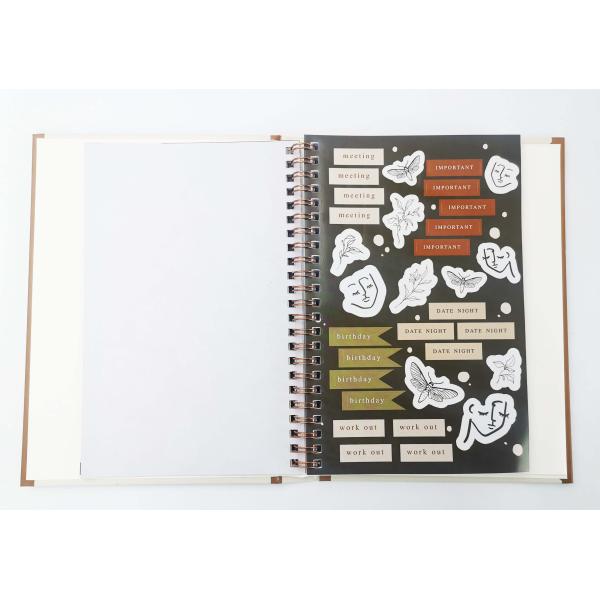 Diary Hardcover Notebook Printing Academic A5 Weekly Planner Checklist