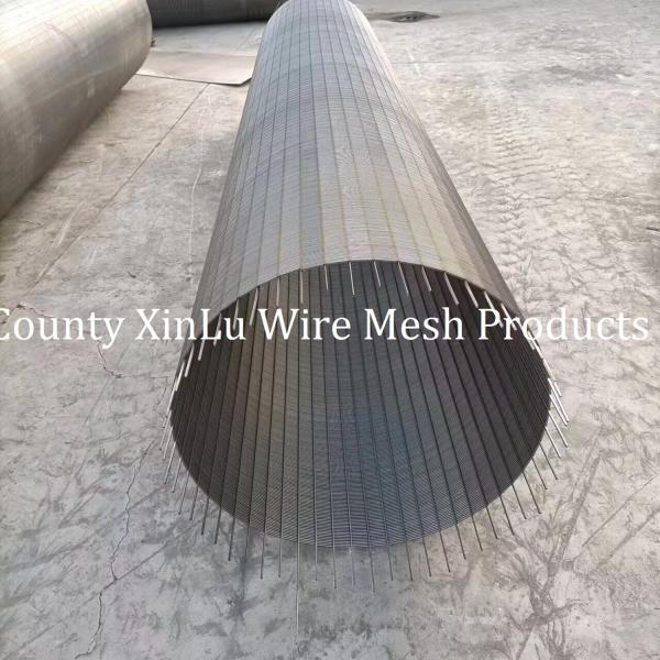 STAINLESS STEEL ROTARY DRUM SCREENS / WEDGE WIRE JOHNSON CYLINDRICAL SCREENS /FILTER DRUM FOR WASTE TREATMENT EQUIPMENT