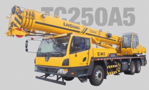 Cheap Heavy Crane 25 Ton Rough Terrain Crane Crane TC250A5 with Extended Boom wholesale