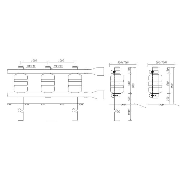 Road Traffic Safety ISO Standard PU and PVC Safety Roller Guard Rail Rolling Barrier