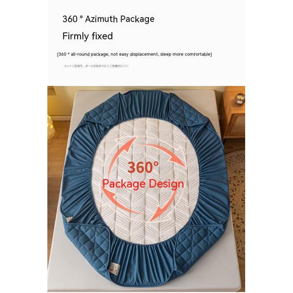 Waterproof Soft Zipper Mattress Cover Quilted Jacquard Water Proof Mattress Protector