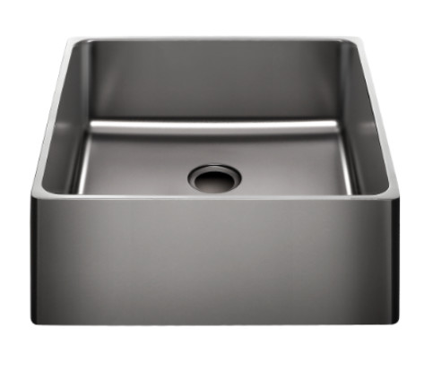 Black Square Bowl SS304 Bathroom Kitchen Sink PVD Nano Coating