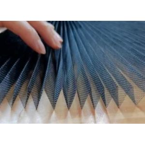 Cheap Polyester 90gsm Pleated Insect Screen For Windows wholesale
