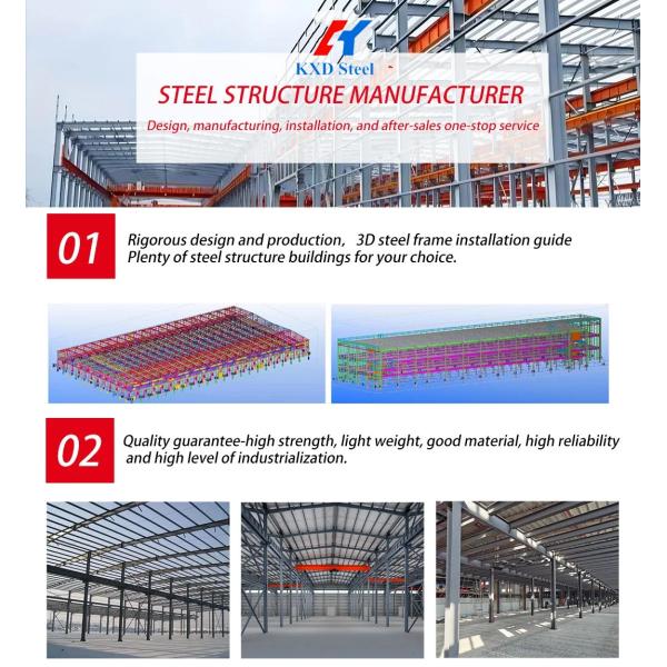 Modern Prefab High Rise Steel Building Construction Steel Frame Structure Building
