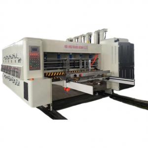 Cheap Automatic 4color Carton Printing Die Cutter Machine with Corrugated Cardboard Function wholesale