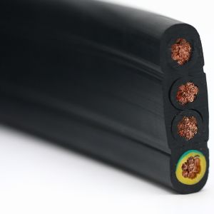 Flexible Crane Cable 4G25 ECHU Flat Cable, ECHU Traveling Cable