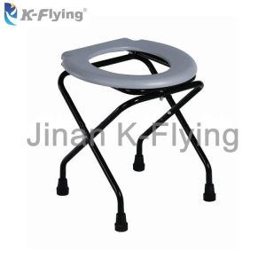 Cheap Stable Steel Medical Rehabilitation Equipment Folding Elderly Commode Toilet Chair wholesale