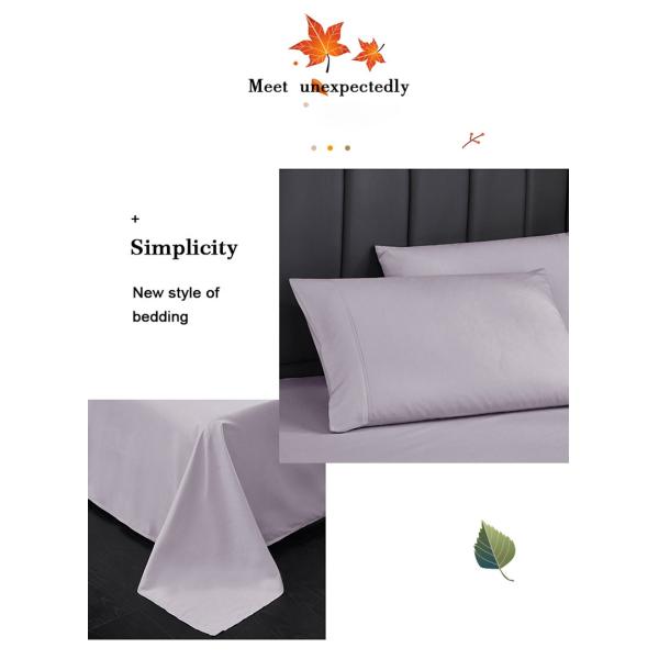 Hotel Collection White King Cotton Pillowcase for Queen Bed Sheet Set in Luxury White