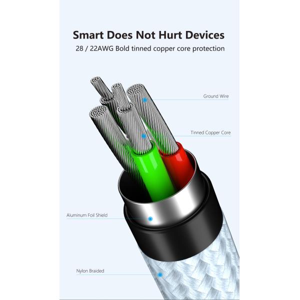 5V 2A 2 In 1 USB Data Transfer Cables