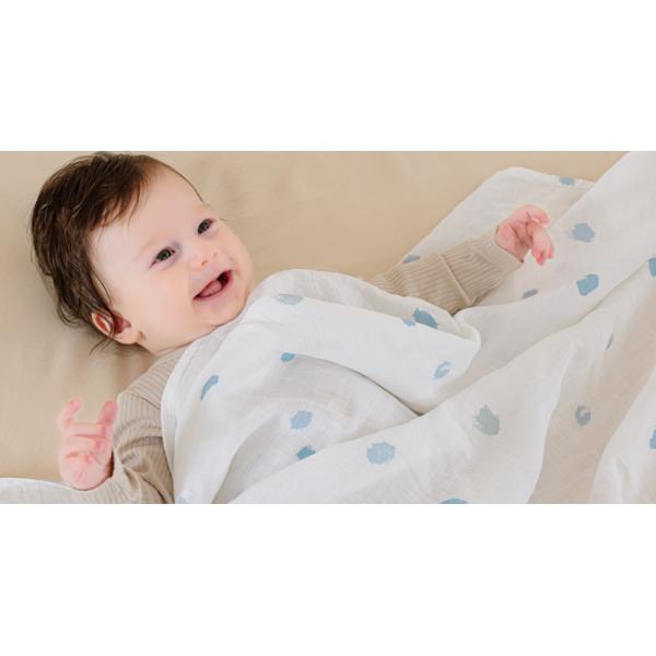 4-Piece Muslin Swaddle Blankets, Receiving Baby Blanket for Newborns