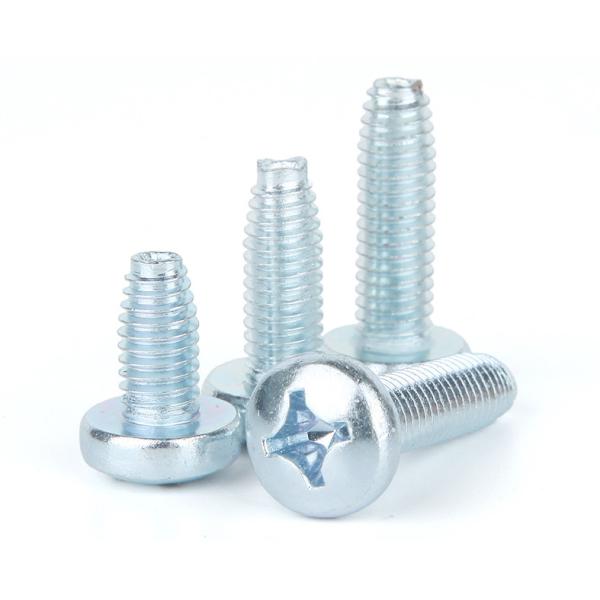 Pan Head Phillips Drive Thread Forming Screws Zinc Plated Steel Tapping Screws