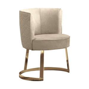 China Matted 0.8m Luxury Modern Dining Chairs Modern Esstischstuhl Taupe on sale