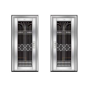 Aluminum Alloy / Stainless Steel Residential Doors Strong Corrosion Resistance
