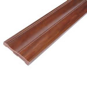 China Customized PVC Trim Board Foam Baseboard Trim With Low Maintenance on sale