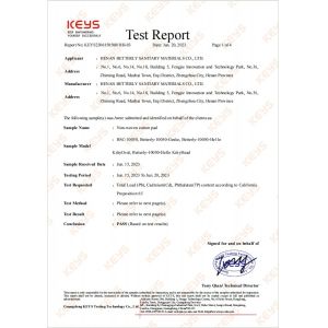 Henan Betterly  Sanitary Materials Co., Ltd. Certifications