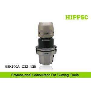 Special Steel CNC Lathe Cutting Tool Holder Abor HSK100A - C32 - 135