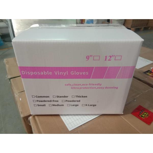 Disposable Vinyl Examination Gloves Powder Free 3.0g 3.5g 4.0g 4.5g