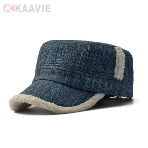 Cheap ODM 100% Cotton Military Cadet Caps 56cm 3D Embroidered Logo wholesale