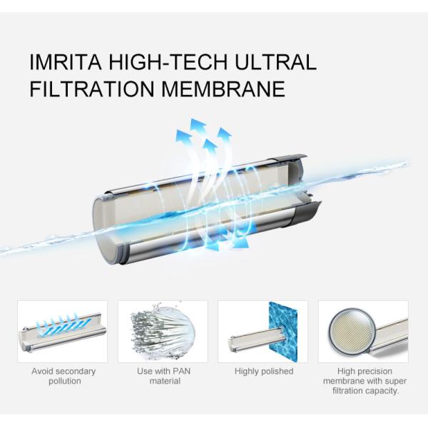 IMRITA Whole House Water Purifier Stainless Steel PAN UF Water Filtration System