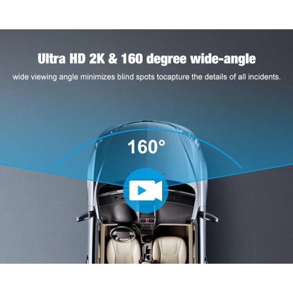 2K Mini Car Dash Cam WIFI GPS DVR Camera Night Vision SONYIMX335