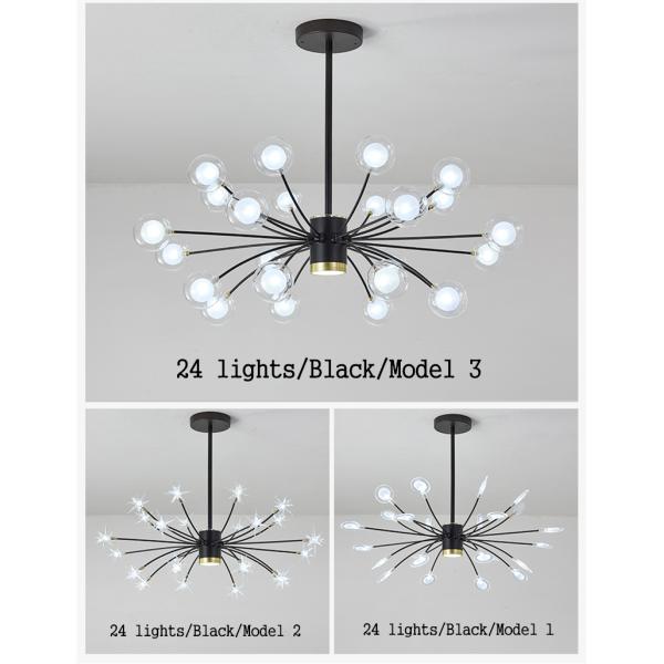 LED Glass Bubble Chandelier Round Ball Glass Star Chandelier indoor home Italian Design lamp(WH-MI-223)