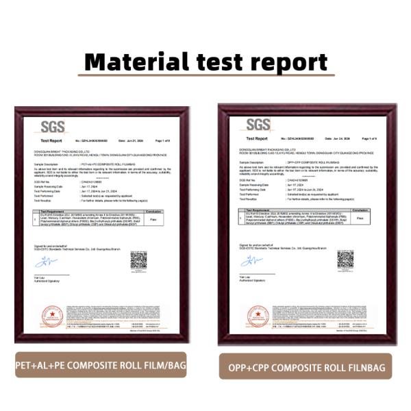 Reusable Ziplock Stand Up Pouch Composite Bag for Coffee/Tea, Oxygen & Light Barrier Packaging