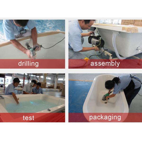 1700*1300*680 Jacuzzi Waterfall Corner Whirlpool Bathtub For Two With LED Light