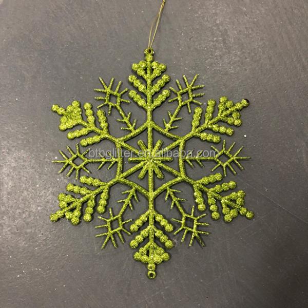 28CM 35CM Christmas Snowflakes Ornaments Shaped Glitter Hanging Decorations for Outdoor and Holiday Eco Friendly Decoration