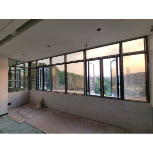 House Aluminum Casement Windows Anodizing / Electrophoresis / Powder Coating