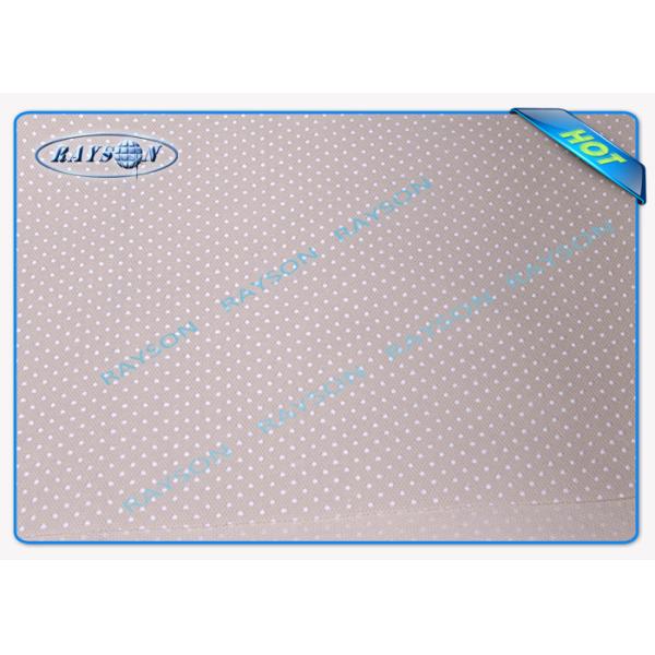 Full Color Range 100GSM Durable Anti Slip Furniture Non Woven Fabric with 2mm PVC