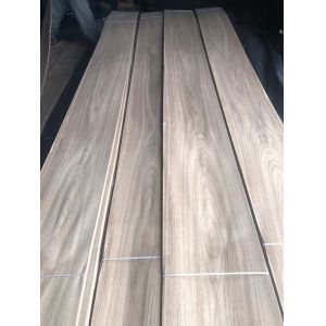 Cheap Crown Cut American Walnut Wood Veneer 0.45mm Thick 250cm Length wholesale