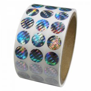 Cheap Custom Adhesive Hologram Label Holographic Security Labels Stickers wholesale